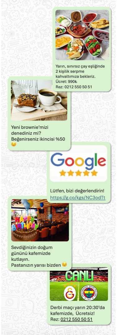whatsapp duyuruları