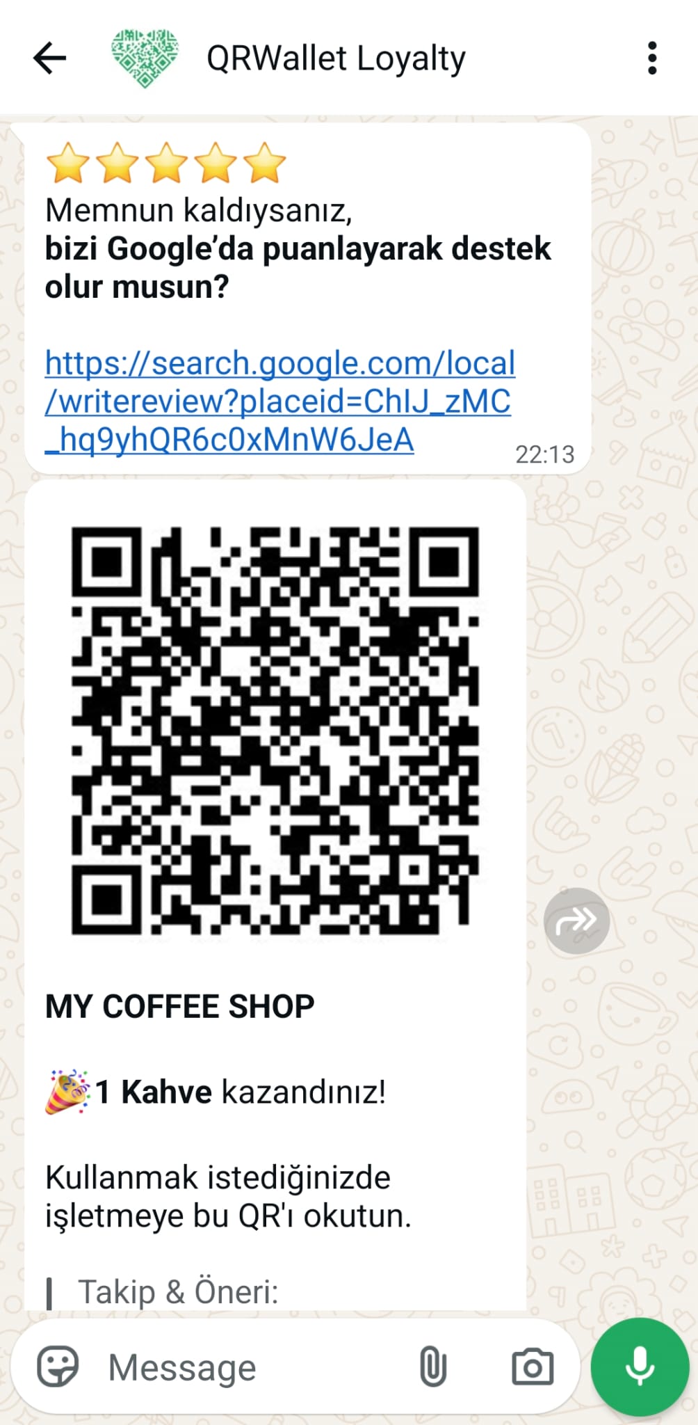 qr wallet arkadaş daveti